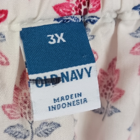 NWOT OLD NAVY TIE BACK SWING CAMI BLOUSE SIZE 3X - Picture 5 of 8